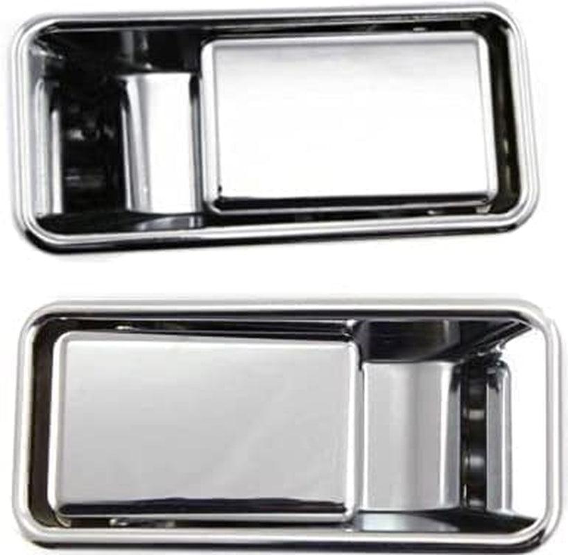 Front Exterior Door Handle Compatible with 1999-2006 Jeep Wrangler (TJ), Set of 2, Driver and Passenger Side