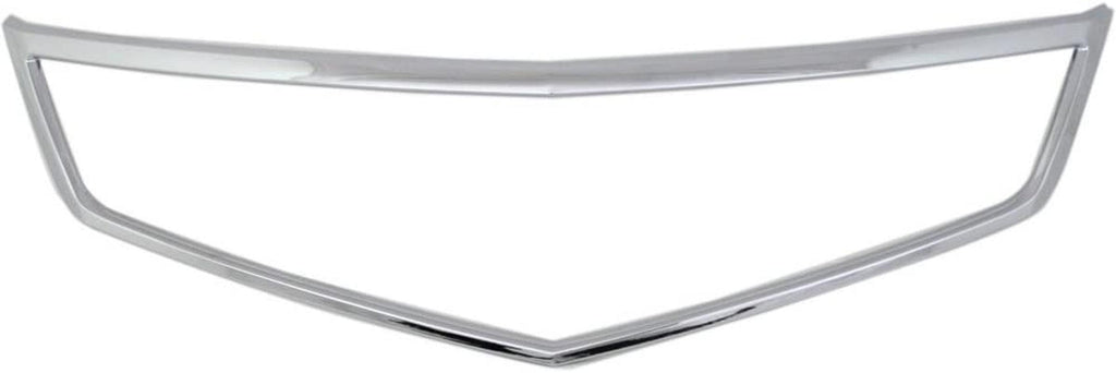 Evan-Fischer Grille Molding Compatible with Acura TSX 06-08 Chrome