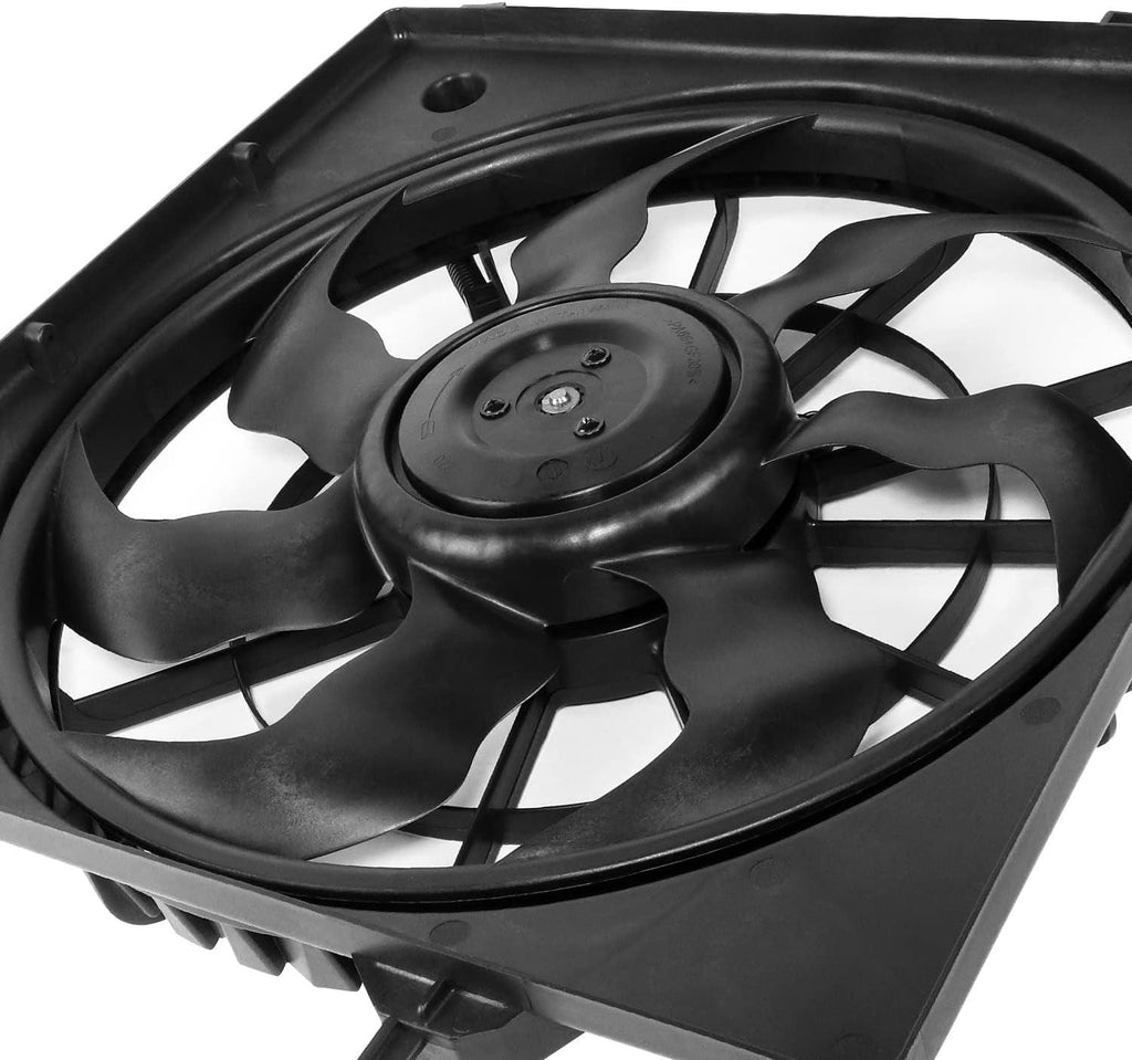 Factory Style Radiator Fan Assembly Compatible with 2013-2018 Santa Fe Sport 2.0L,OEM-RF-1131