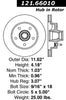 Centric Front Disc Brake Rotor for 1988-1991 C1500 (121.66010)