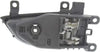 for Hyundai Elantra Interior Door Handle Front, Driver Side Black Bezel with Beige Lever (2011-2016) | with Door Lock Button| Trim:All Submodels