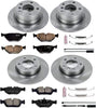 KOE591 Autospecialty Front and Rear Replacement Brake Kit-Oe Brake Rotors & Ceramic Brake Pads