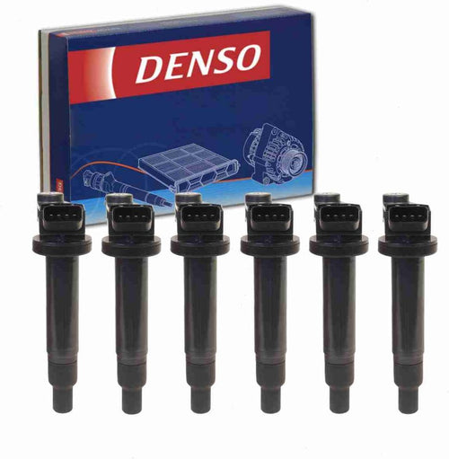 6 Pc DENSO Direct Ignition Coils Compatible with Lexus RX300 3.0L V6 1999-2003