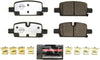 Rear Z37-2174 Carbon-Fiber Ceramic Brake Pads Z37 Top Cop
