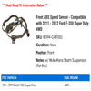 Front ABS Speed Sensor - Compatible with 2011 - 2012 Ford F-350 Super Duty 4WD