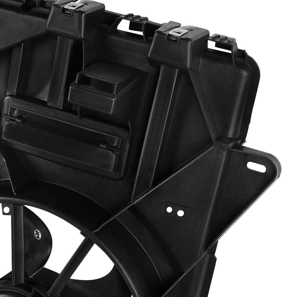OEM-RF-0097 Factory Style Radiator Cooling Fan Assembly Cooling Efficiency Improved Direct Replacement [Compatible with 15-19 Ford Mustang]
