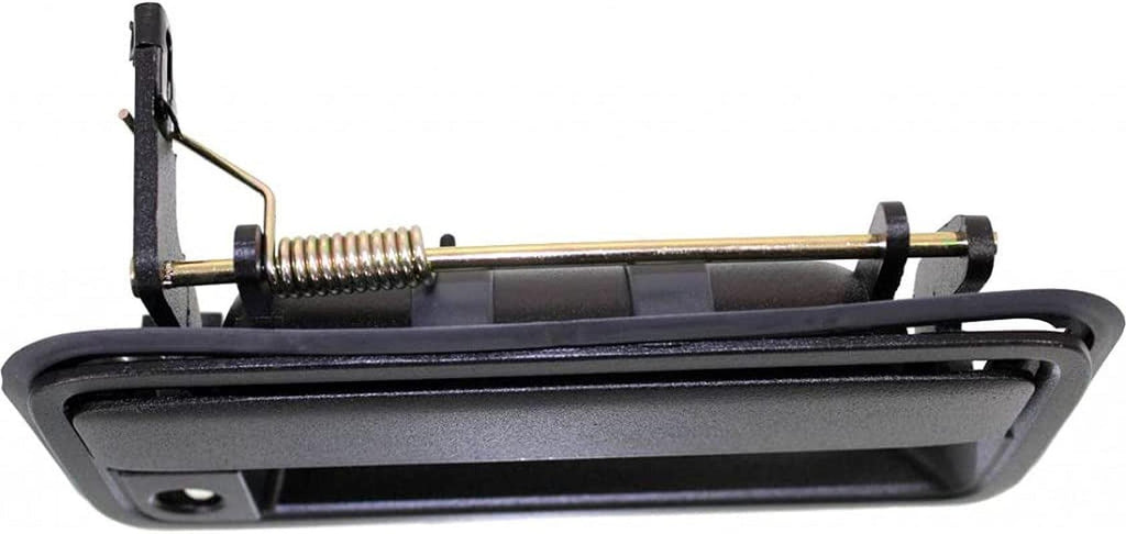 for Chevy C2500 Suburban Exterior Door Handle Rear - Back Door Textured Black 1992-1994 | with Key Hole | Trim: Base/Silverado | GM1915121 | 15991778