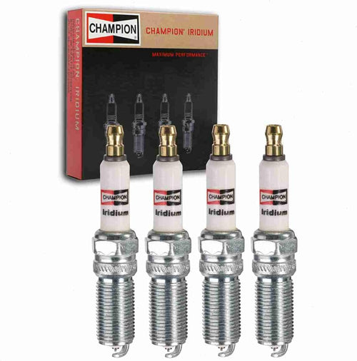 4 Pc Champion Iridium Spark Plugs Compatible with Ford Explorer 2.0L 2.3L L4 2012-2020