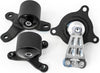 90650-75A Black Bushings (02-05 Civic K-Series Steel Mounts 75A)
