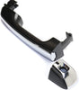 Compatible with Toyota 4Runner Exterior Door Handle Front, Driver Side Primed (2010-2018) | with Key Hole| Chrome Insert | Trim:All Submodels