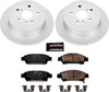 CRK5498 Coated Brake Rotor & Ceramic Brake Pads- Rear