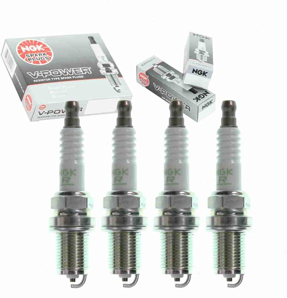 4 Pc NGK V-Power Spark Plugs Compatible with Dodge Neon 2.0L L4 1995-2005