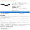 Lower - Radiator to Line-1 Radiator Hose - Compatible with 1997 - 2001 INFINITI Q45 4.1L V8 GAS 1998 1999 2000