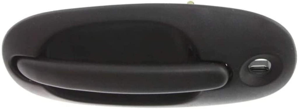For Dodge Grand Caravan Exterior Door Handle Rear, Passenger Side - Side Sliding Door Textured Black (1996-2000) | with Key Hole| Trim:All Submodels