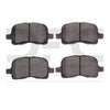 Dynamite Friction Front Disc Brake Pad Set for Prizm, Corolla (1311-0741-00)
