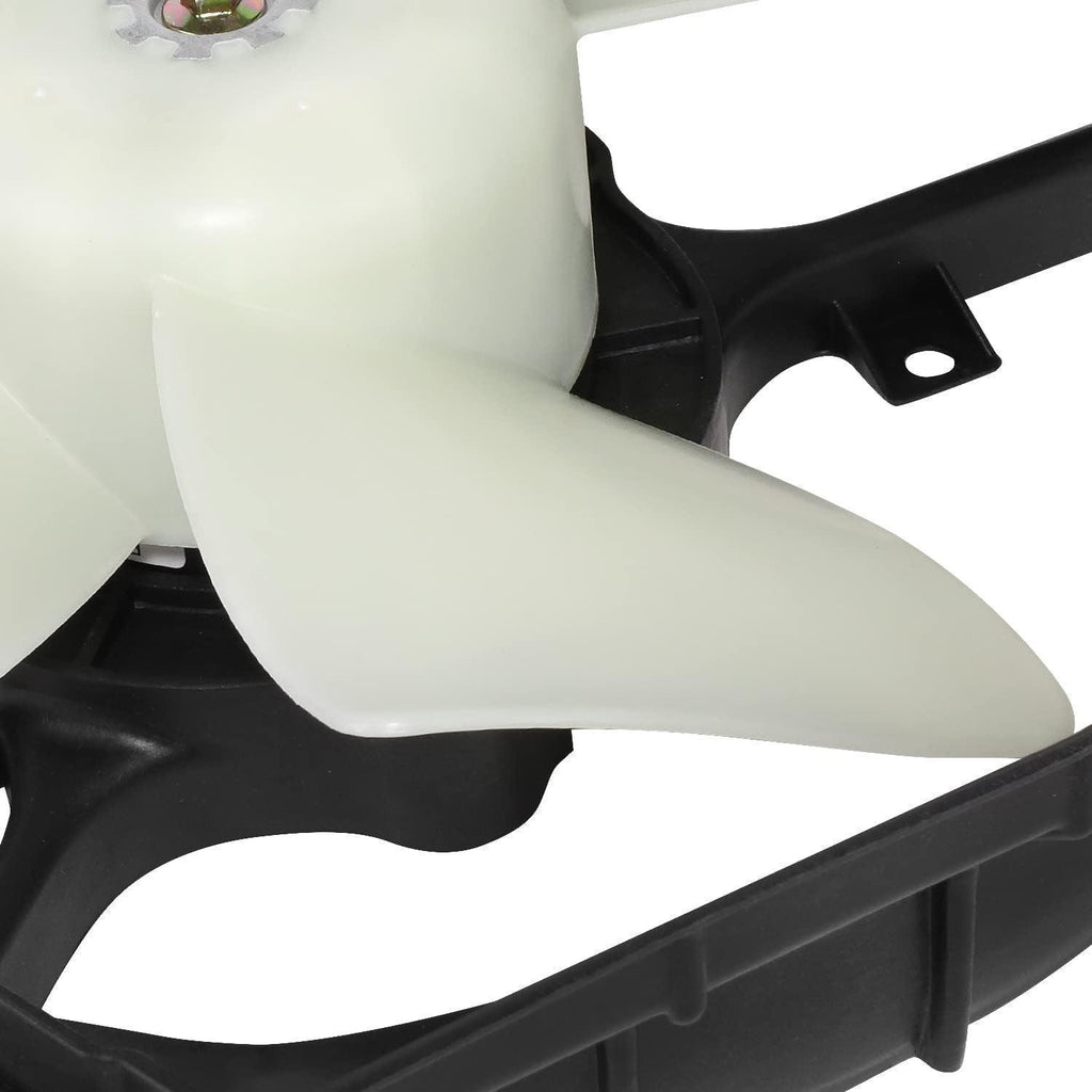 OEM-RF-0778 Factory Style Radiator Cooling Fan Assembly Compatible with 1996-1998 Mazda Protege 4-Blade