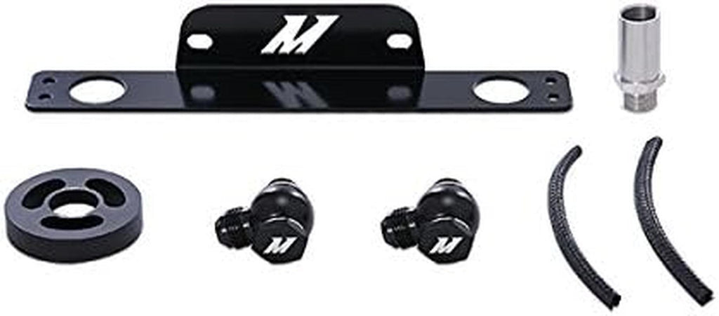MMOC-CSS-10TSL Oil Cooler Kit Thermostatic Compatible with Chevrolet Camaro SS 2010-2015 Silver