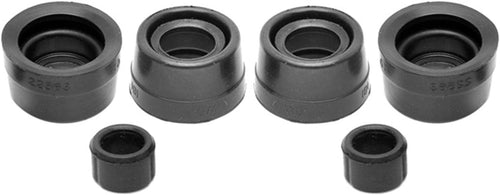 Professional 18K1166 Front Disc Brake Caliper Rubber Bushing Kit with Seals and Bushings