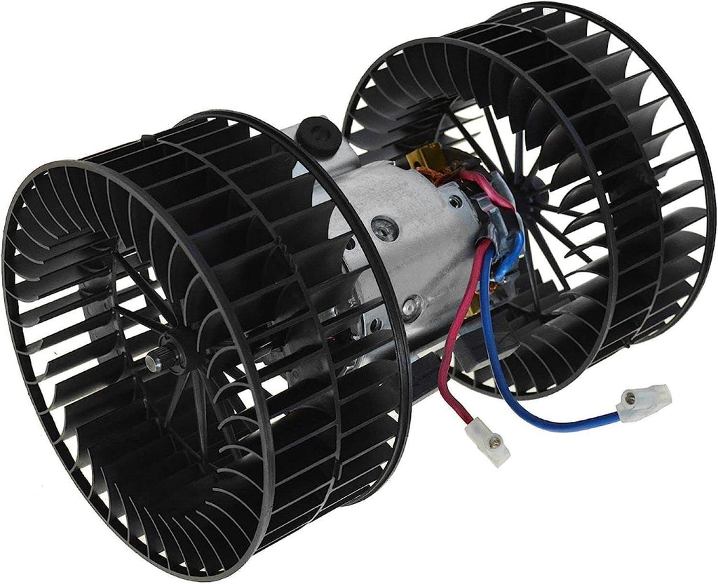Heater Blower Motor & Dual Fan Cages Front Compatible with 95-01 BMW 740I 740Il 750Il