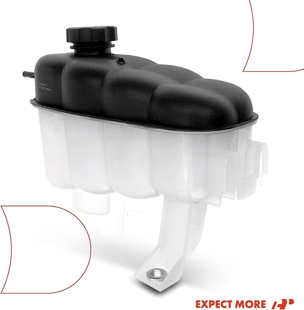 A-Premium Coolant Expansion Reservoir Tank [With Cap] Compatible with Chevrolet Silverado 1500 2014-2019, Tahoe 2015-2020 & GMC Sierra 1500 Yukon & Cadillac Escalade, Replace# 22856231, 3014134