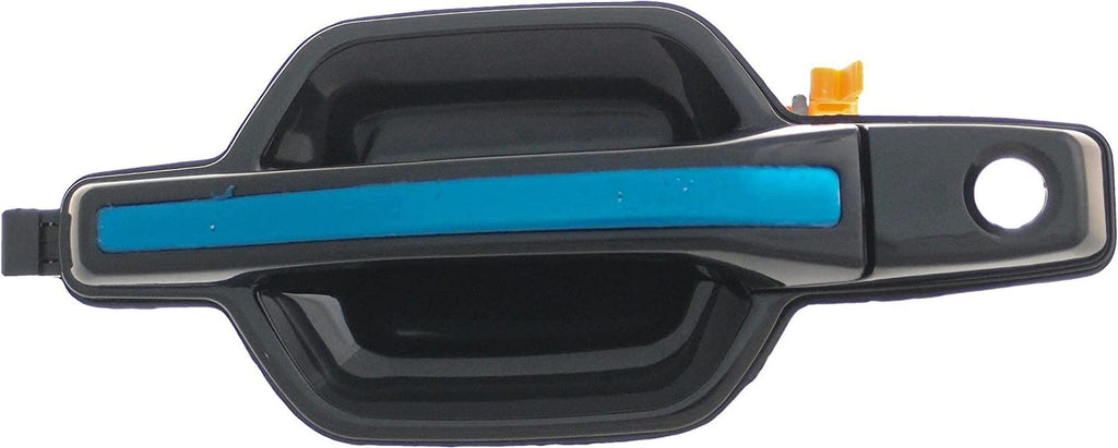 Dorman 83729 Front Driver Side Exterior Door Handle Compatible with Select Mitsubishi Models, Black with Chrome Insert