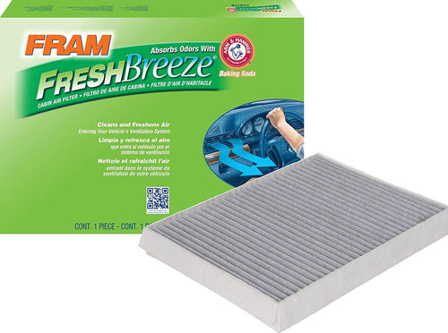 Fresh Breeze Cabin Air Filter with Arm & Hammer Baking Soda, CF11719 for Select Mercedes-Benz Vehicles, White
