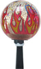 327579 Rat Fink Clear Flame Metal Flake Shift Knob with M16 X 1.5 Insert