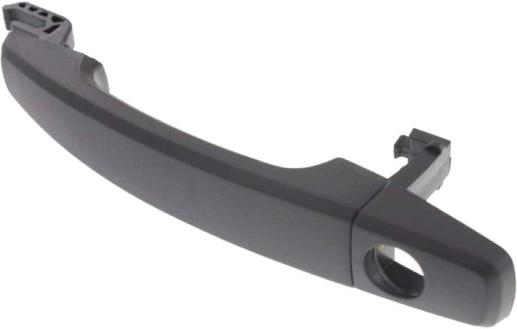 for Chevy Camaro Exterior Door Handle Front Driver Side Textured Black 2011-2013 | with Key Hole| Trim:All Submodels