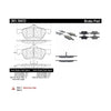Centric Front Disc Brake Pad for Escape, Tribute, Mariner (301.10472)