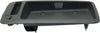 Exterior Rear Door Handle Compatible with Chevrolet Express/Savana Van 1996-2002 Back Door Textured Black with License Bracket