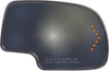 Dorman 56319 Passenger Side Heated Door Mirror Glass Compatible with Select Cadillac / Chevrolet / GMC Models, Chrome