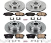 KOE5389 Autospecialty Front and Rear Replacement Brake Kit-Oe Brake Rotors & Ceramic Brake Pads