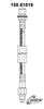 Centric Brake Hydraulic Hose for Fairmont, Zephyr 150.61019