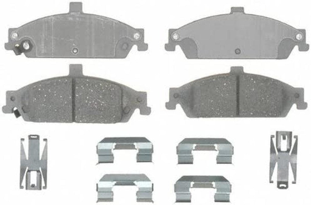 Advantage 14D727CH Ceramic Front Disc Brake Pad Set with Hardware