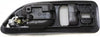 Interior Door Handle Set Compatible with 1994-1997 Honda Accord Gray Bezel with Chrome Lever Coupe Front, Driver and Passenger Side