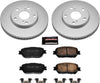 CRK1064 Coated Brake Rotor & Ceramic Brake Pads- Front