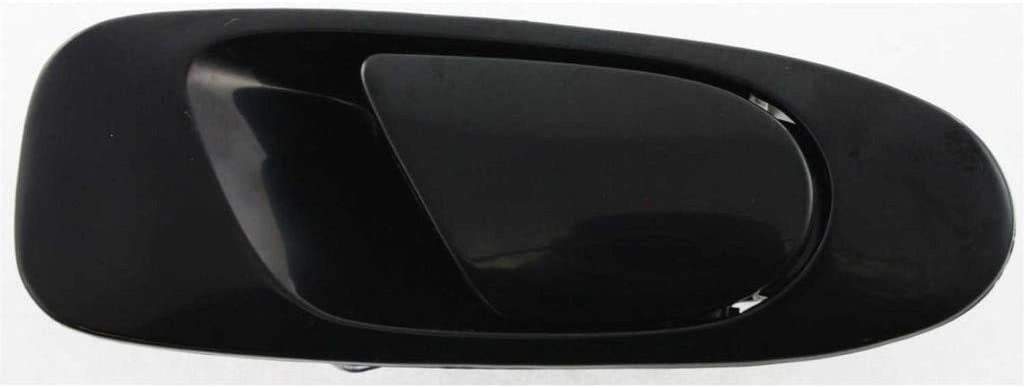 For Honda Civic Exterior Door Handle Rear, Passenger Side Smooth Black (1992-1995) | Trim: DX/LX/EX | HO1521102 | 72640SR4J01ZC