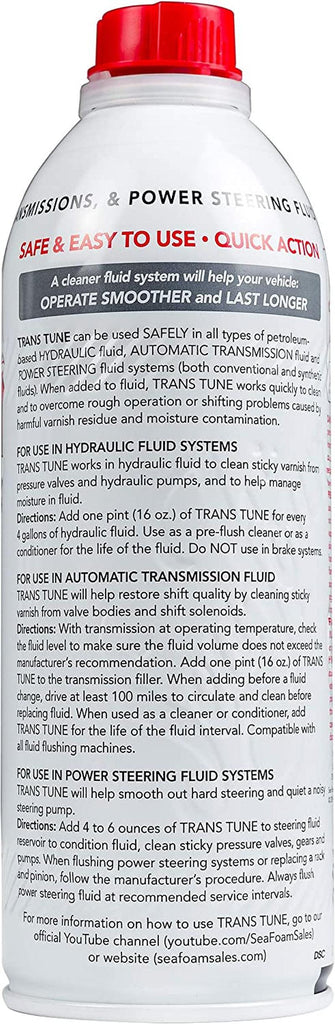 Sea Foam Trans Tune TT16, 16 Oz , White