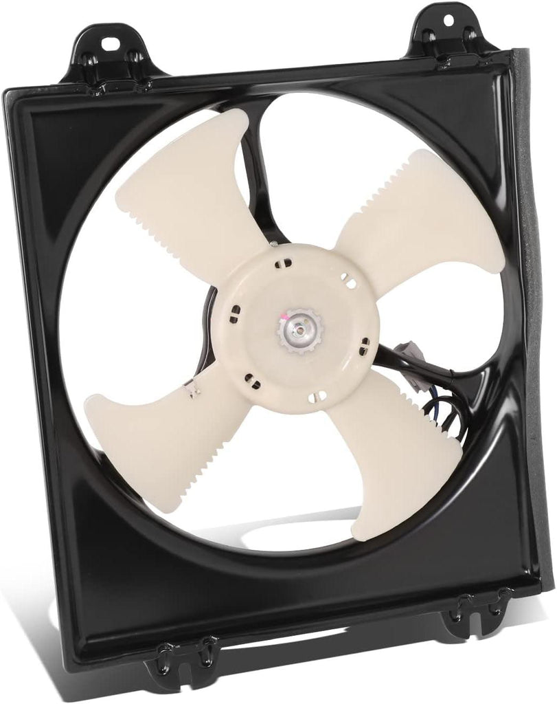 OEM-RF-0827 Factory Style A/C Condenser Fan Assembly Compatible with 04-09 Mitsubishi Galant V6