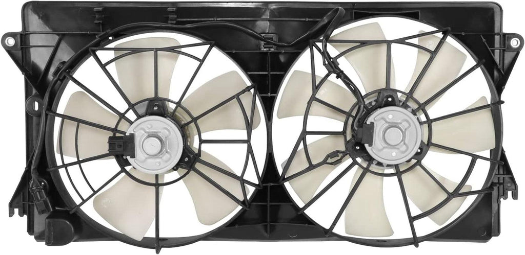 Factory Style Dual Radiator Fan Assembly Compatible with 00-05 Celica / MR2 Spyder,Oem-Rf-0977