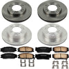 KOE5909 Autospecialty Front and Rear Replacement Brake Kit-Oe Brake Rotors & Ceramic Brake Pads