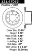 Centric Rear Disc Brake Rotor for Dodge (121.67062)