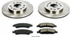 KOE2069 Autospecialty Front Replacement Brake Kit-Oe Brake Rotors & Ceramic Brake Pads