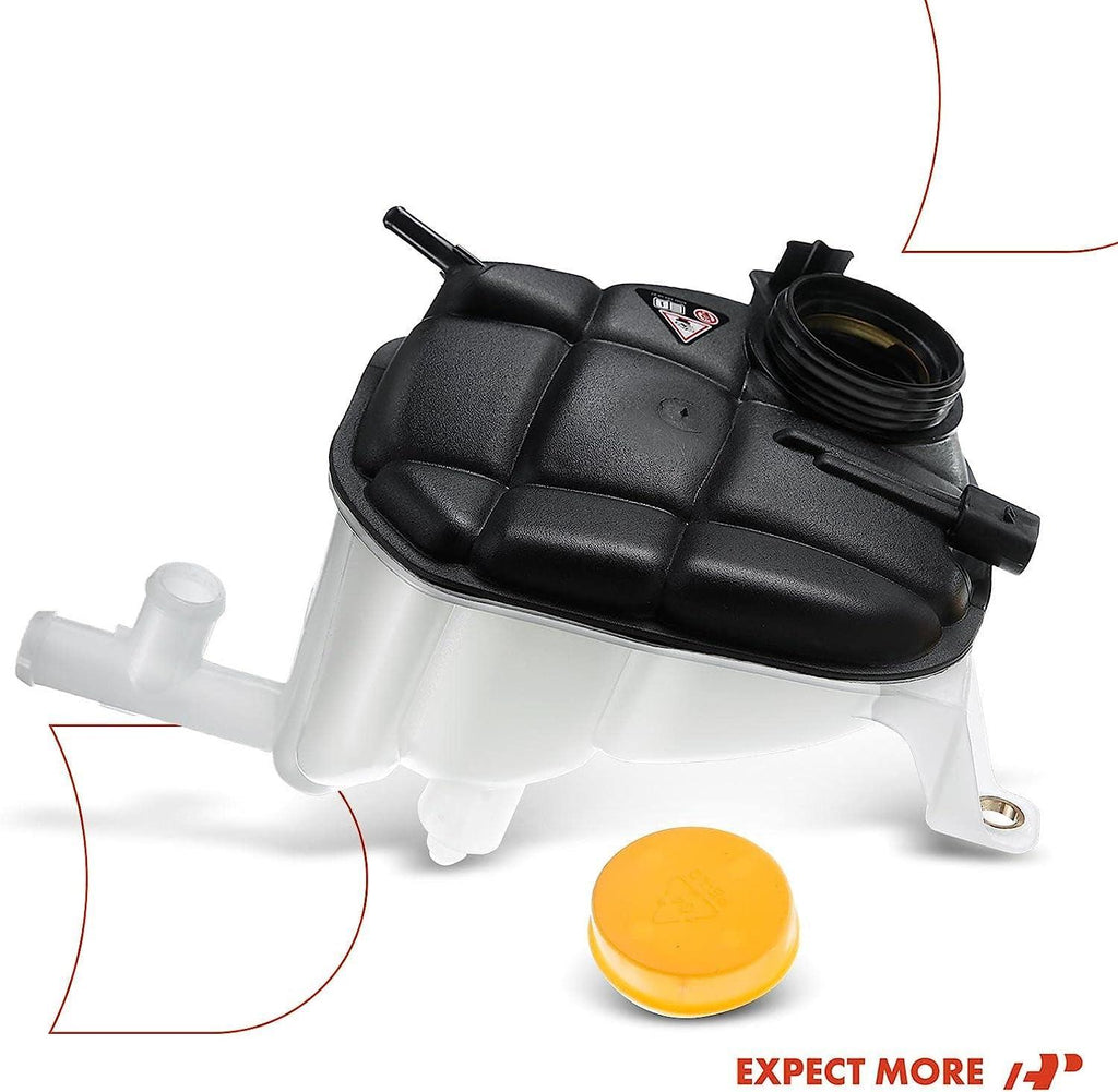 A-Premium Engine Coolant Overflow Recovery Reservoir Tank [With Cap & Sensor] Compatible with Mercedes-Benz W164 GL ML SLS Class, GL320, GL350, GL450, ML350, SLS AMG, Replace for # 603-256, 1645000049