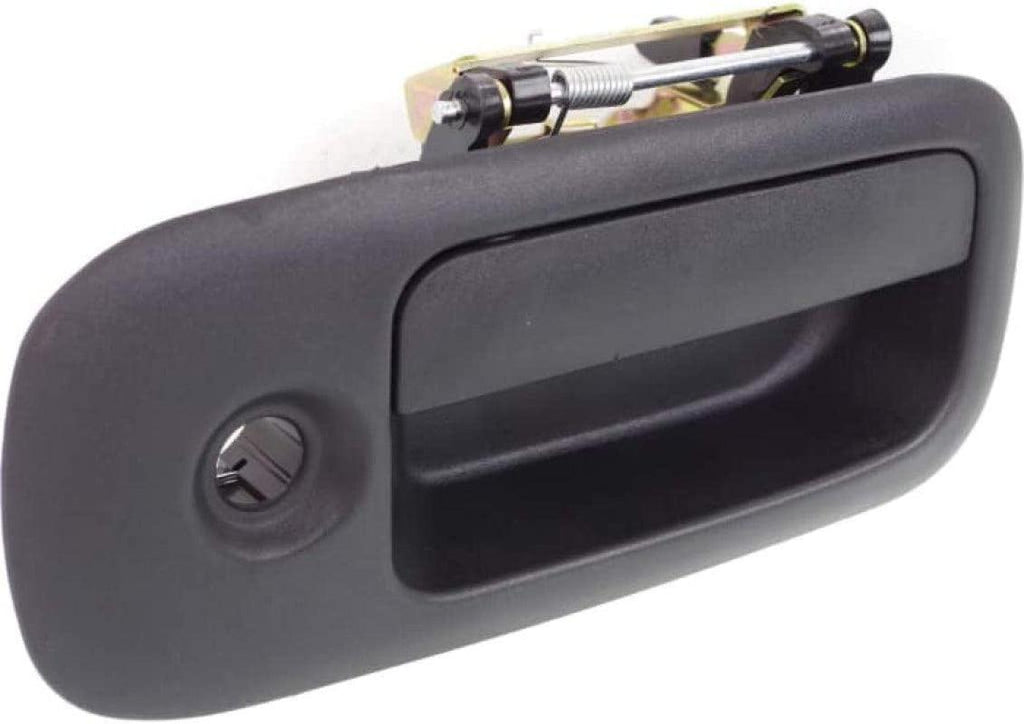 For Chevy Express 2500 Exterior Door Handle Rear Passenger Side - Side Hinged Door Textured Black 2010-2017 | with Key Hole | Trim: Base/Ls/Lt | GM1521152 | 23473841