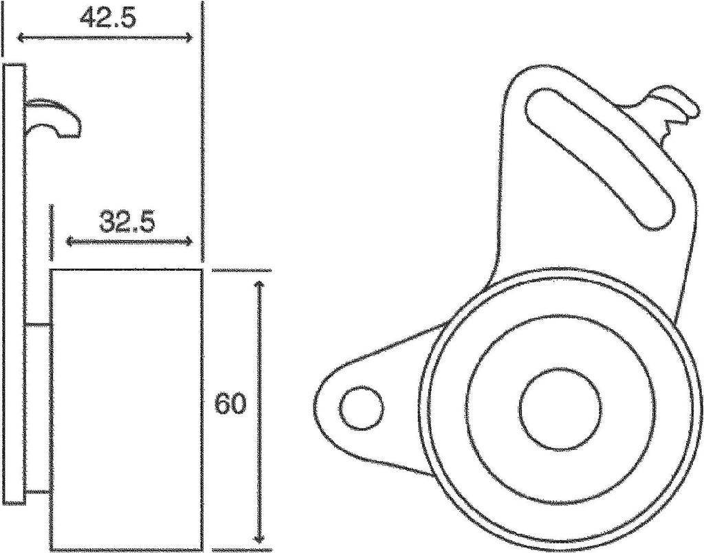 Gold T41068 Manual Timing Belt Tensioner