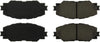 Centric C-Tek Ceramic Replacement Front Disc Brake Pad Set for Select Lexus, Pontiac, Scion and Toyota Model Years (103.12100)