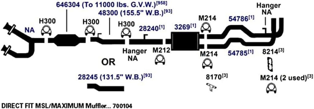 28245 Exhaust Pipe