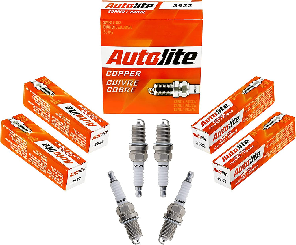 3922 Copper Resistor Automotive Replacement Spark Plugs (4 Pack)