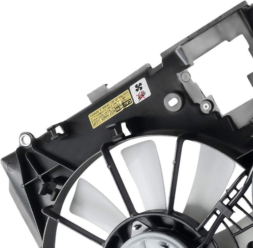 OEM-RF-0273 Factory Style Radiator Cooling Fan Assembly Cooling Efficiency Improved Direct Replacement [Compatible with 2004-2005 Sienna],Black